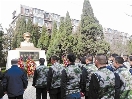 百余名退役军人祭奠杨连弟烈士