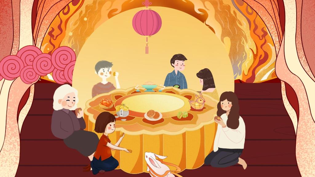 月圆人团圆：中秋为何要赏月亮、吃月饼